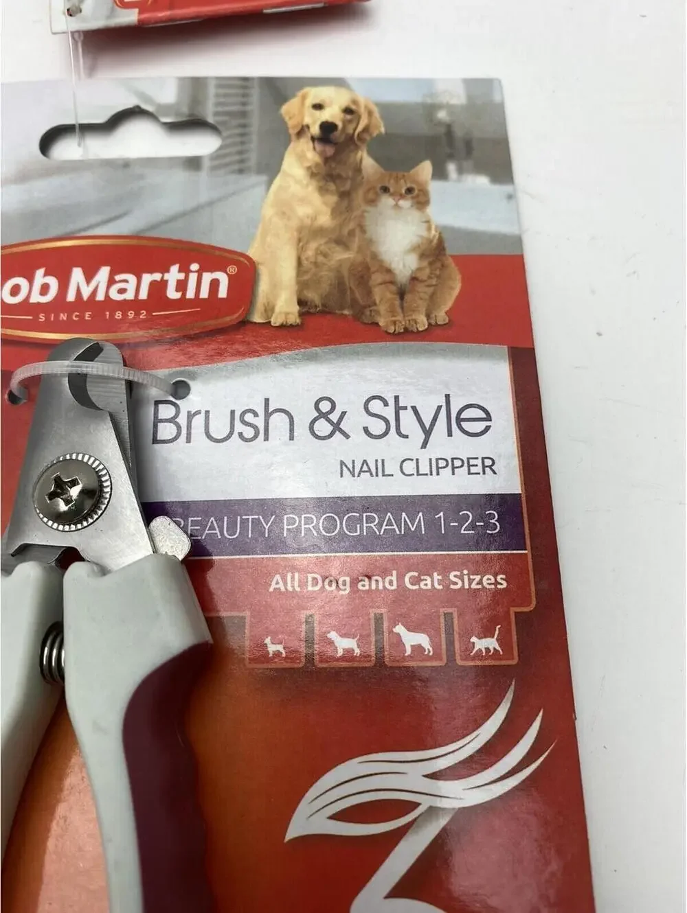 Bob Martin Dog Nail Clippers, Safe & Effective Pet Grooming Tool, New